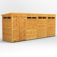 16 x 4 Power Pent Double Door Security Shed