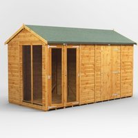 12 x 6 Power Apex Summerhouse With 6ft Side Store