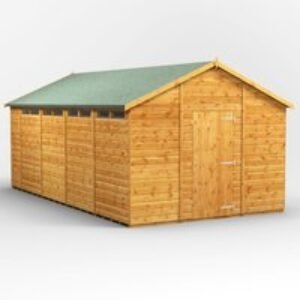 18 x 10 Power Apex Security Shed
