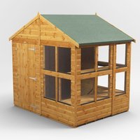6 x 8 Power Apex Potting Shed