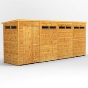 16 x 4 Power Pent Security Shed