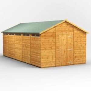 20 x 10 Power Apex Security Shed