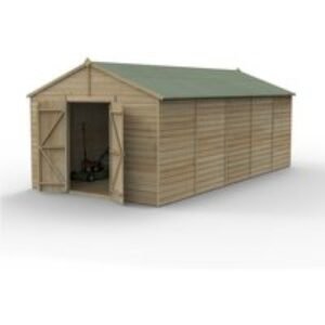 Beckwood 10x20 Apex Shed No Windows DoubleDoor Installed
