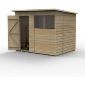 Beckwood 8x6 Pent Shed 2 Windows Installed