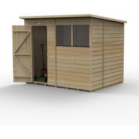 Beckwood 8x6 Pent Shed 2 Windows Installed