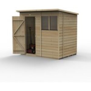 Beckwood 7x5 Pent Shed 2 Windows Installed