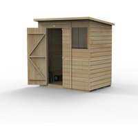 Beckwood 6x4 Pent Shed 1 Window Installed
