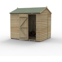 Beckwood 8×6 Reverse Apex Shed No WindowsInstalled