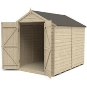 Overlap Apex Double Door No Window Pressure Treated