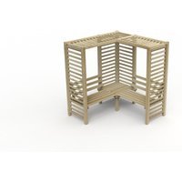 Forest Garden Firenze Corner Arbour 1970 x 1800 x 1800mm