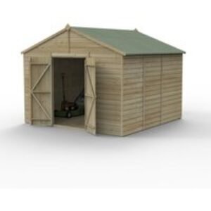 Beckwood 10x10 Apex Shed No Windows Double Door