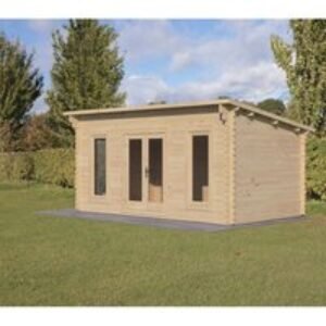 Forest Garden 5 x 3m Elmley Log Cabin Underlay and Felt 34