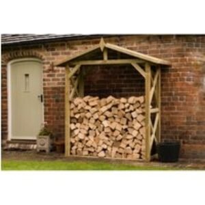 Large Apex Wall Log Store Home Delivery