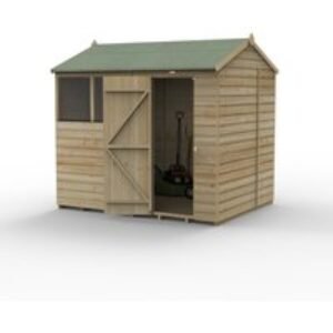 Beckwood 8x6 Reverse Apex Shed 2 Windows