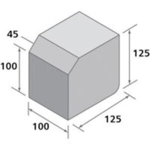 Charcon Lk Large Kerb Main Unit Hb/Bn Charcoal