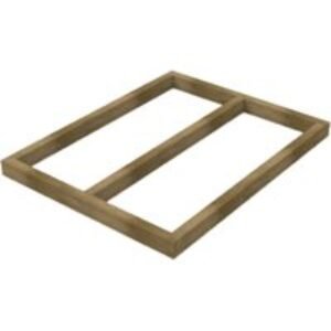 Shed Base 4ft x 3ft Installed