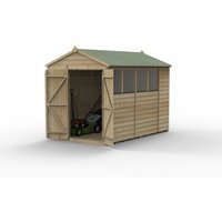 Beckwood 6x10 Apex Shed 4 Windows DoubleDoor Installed