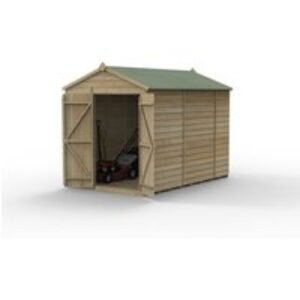 Beckwood 6x10 Apex Shed No Windows DoubleDoor Installed