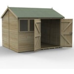 Timberdale 10 x 8 Reverse Dble Dr Shed - Installed