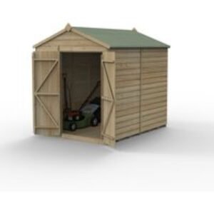 Beckwood 6x8 Apex Shed No Windows DoubleDoor Installed