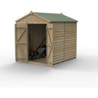 Beckwood 6×8 Apex Shed No Windows DoubleDoor Installed