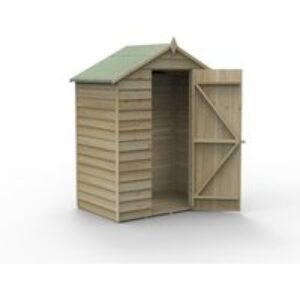 Overlap Pressure Treated 5 x 3 Apex Shed - No Window Home Delivery