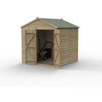 Beckwood 7x7 Apex Shed No Windows DoubleDoor Installed