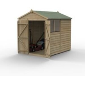 Beckwood 6x8 Apex Shed 2 Windows DoubleDoor Installed