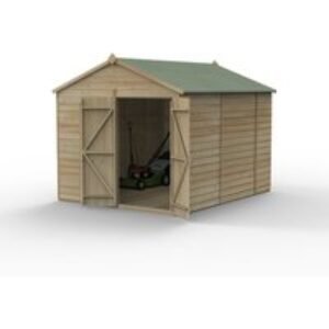 Beckwood 8x12 Apex Shed No Windows DoubleDoor Installed