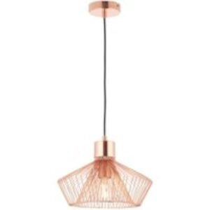 Endon Gabbia Pendant Light Copper