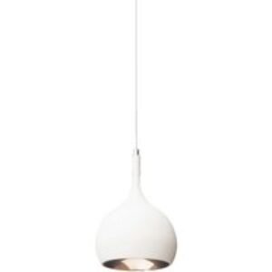 Sycamore Parma Pendant Light Matt White & Copper
