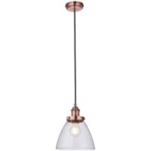Endon E27 Hansen Pendant Light Aged Copper ED-76332