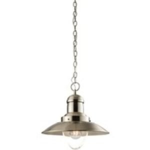 Endon Lampada Pendant Light Satin Nickel