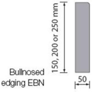 Marshalls Concrete Bull Nose Edging 50mm x 200mm x 915mm