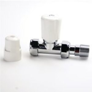 Altecnic CA-406410 Eclipse Straight Manual Radiator Valve Wheel Head & Lockshield Caps 10mm