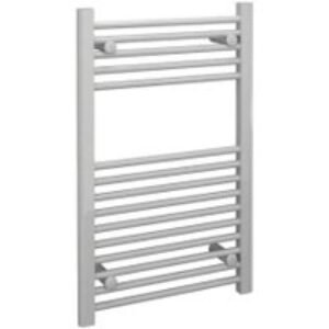Straight White Towel Rail 800mm x 500mm