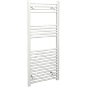 Straight White Towel Rail 1200mm x 600mm