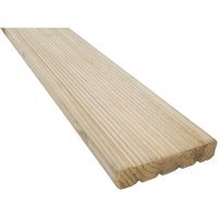 Pressure Treated Timber Decking Board 29mm x 124mm x 3.6m (Finished Size 26mm x 120 mm x 3.6m)