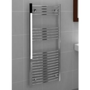 Curved Chrome Towel Rail 1200mm x 500mm