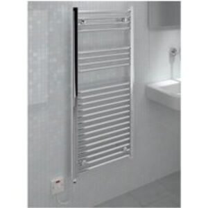 Straight Chrome Towel Rail 1200mm x 400mm