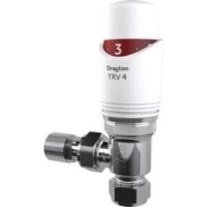 Drayton TRV4 White Angled 15mm