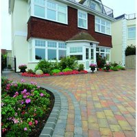 Bradstone Woburn Rumbled Concrete Block Paving Autumn 200mm x 134mm x 50mm