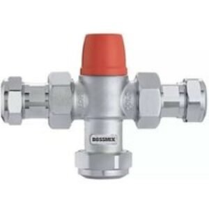 BOSSMix™ TMV2/3 Thermostatic Mixing Valve Includes NRV & STRNRS 22mm