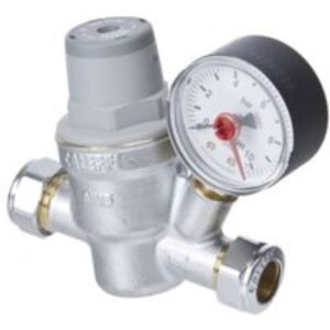 Altecnic 15mm Pressure Reducing Valve Complete with Gauge 533841H