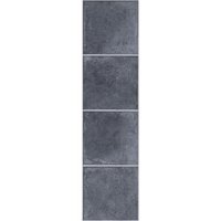 Antracite Ant Stone Tile Uniclic Locking Laminate Flooring