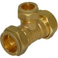 Reduce Branch Tee Compression 22mm x 22mm x 15mm
