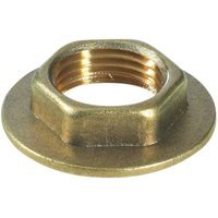 Brass Flanged Backnut 3/4in