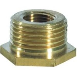 Compression Brass Hexagonal Bush 12mm x 19mm