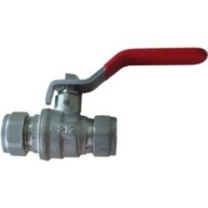Lever Ball Valve CxC Red 15mm