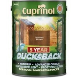 Cuprinol Ducksback 5L Harvest Brown